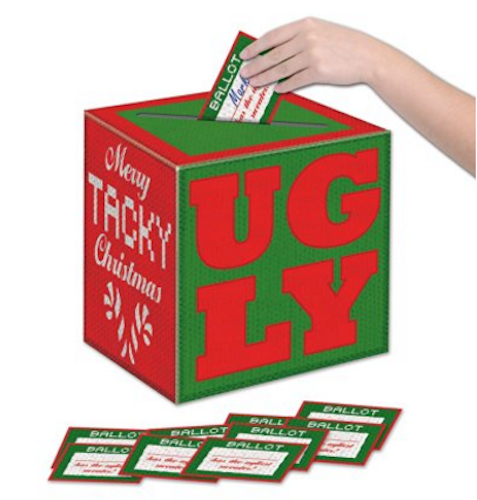 Ugly Sweater Ballot Boxes