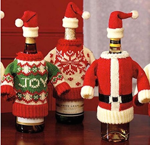 Ugly Sweater Wine Bottle Covers